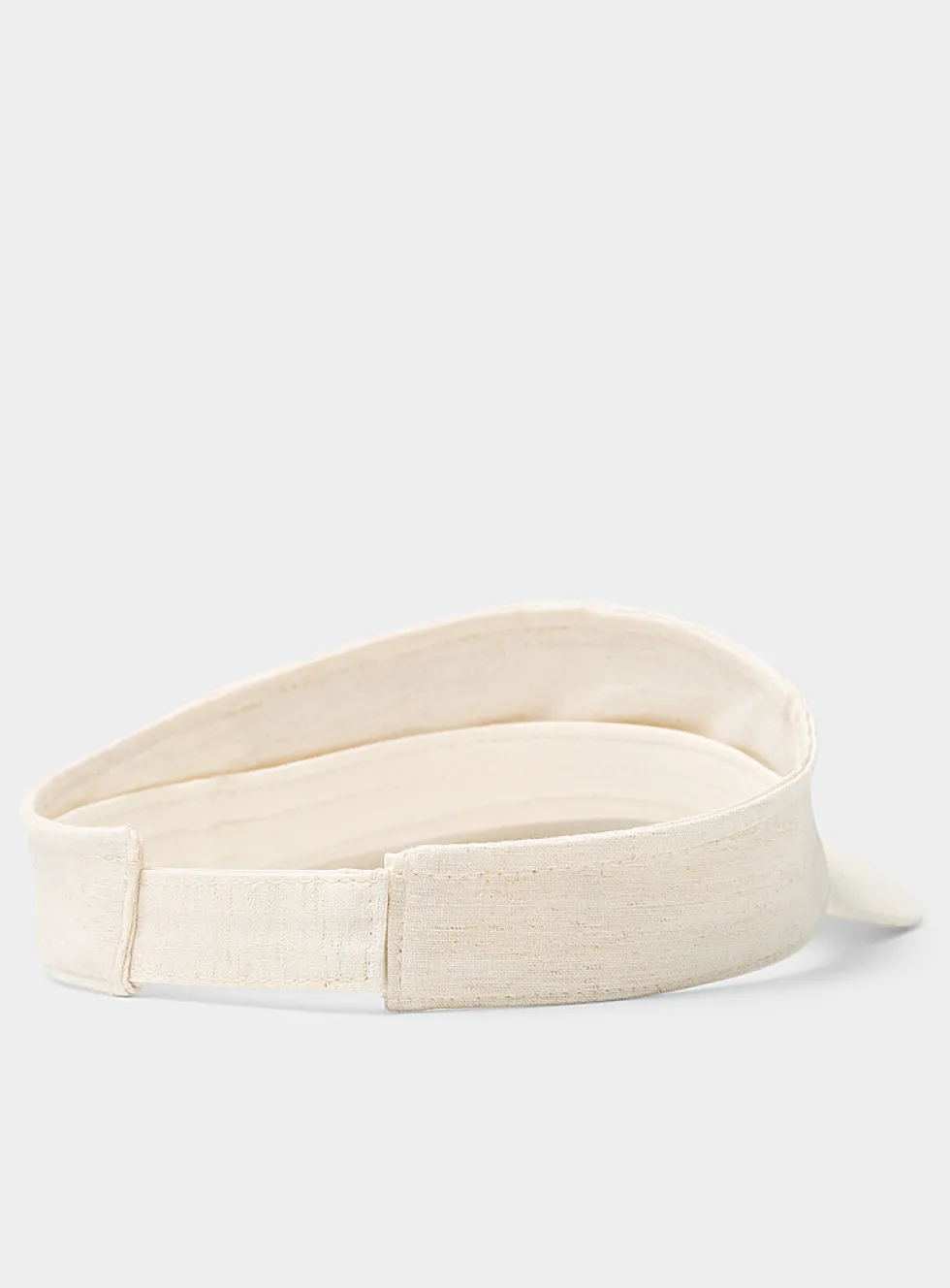 Pure linen visor