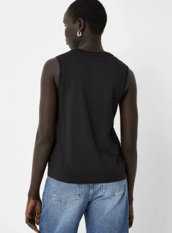 Pure organic cotton crew-neck tank