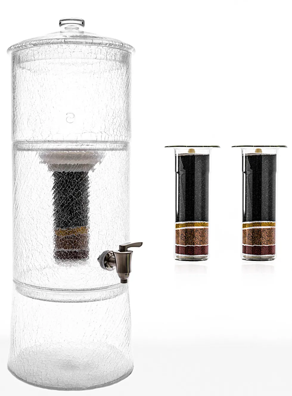 PURGLASS filtered water dispenser