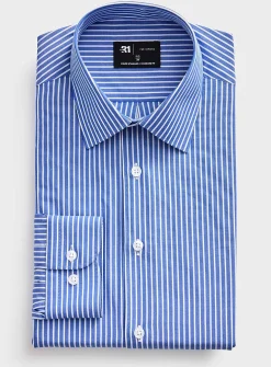 Pyjama-stripe 100% cotton shirt
