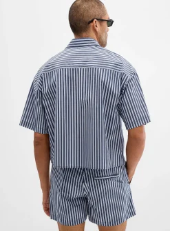 Pyjama-striped shirt