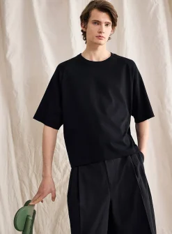 Raglan sleeve boxy T-shirt