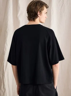 Raglan sleeve boxy T-shirt