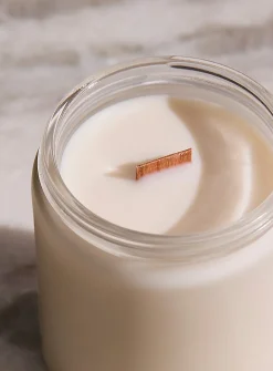 Raspberry and vanilla scented candle