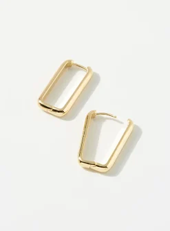 Rectangular earrings