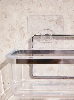 Rectangular shower basket