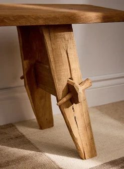 Recycled teak Rembrandt bench
