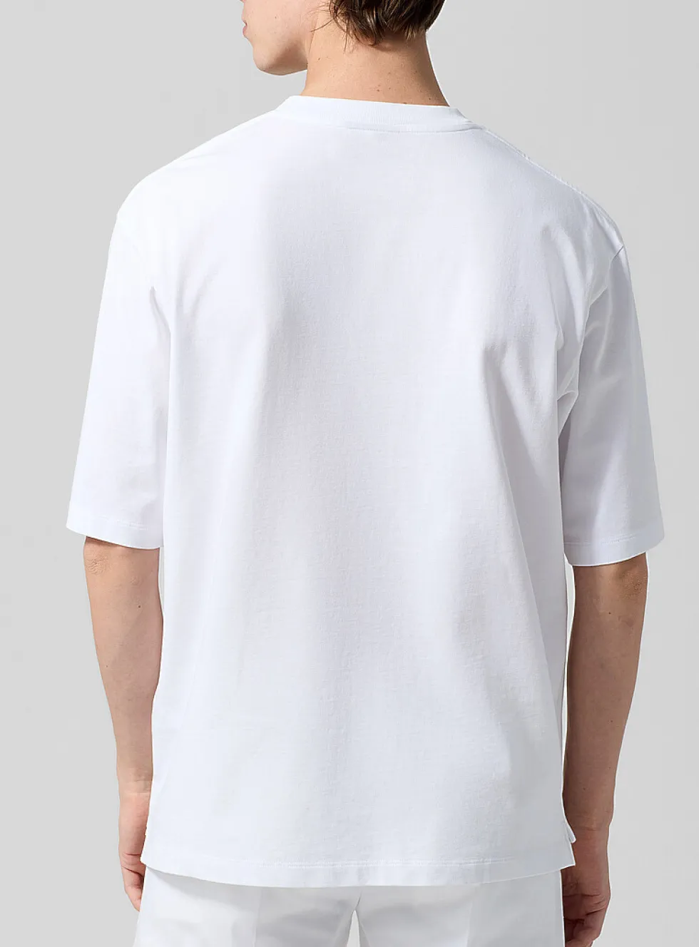 Red line loose T-shirt