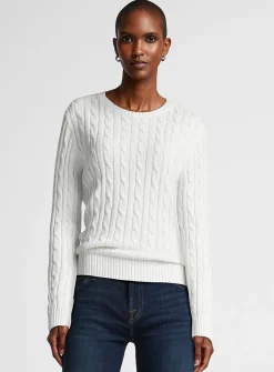 Reprocessed cotton cables sweater
