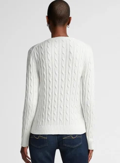 Reprocessed cotton cables sweater