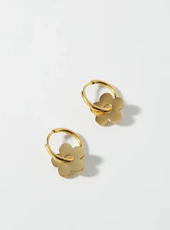 Retro flower earrings