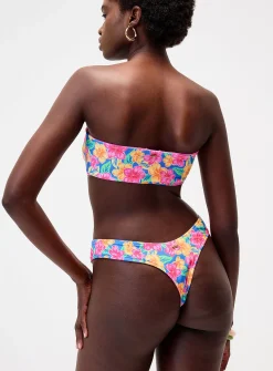 Retro flower thong