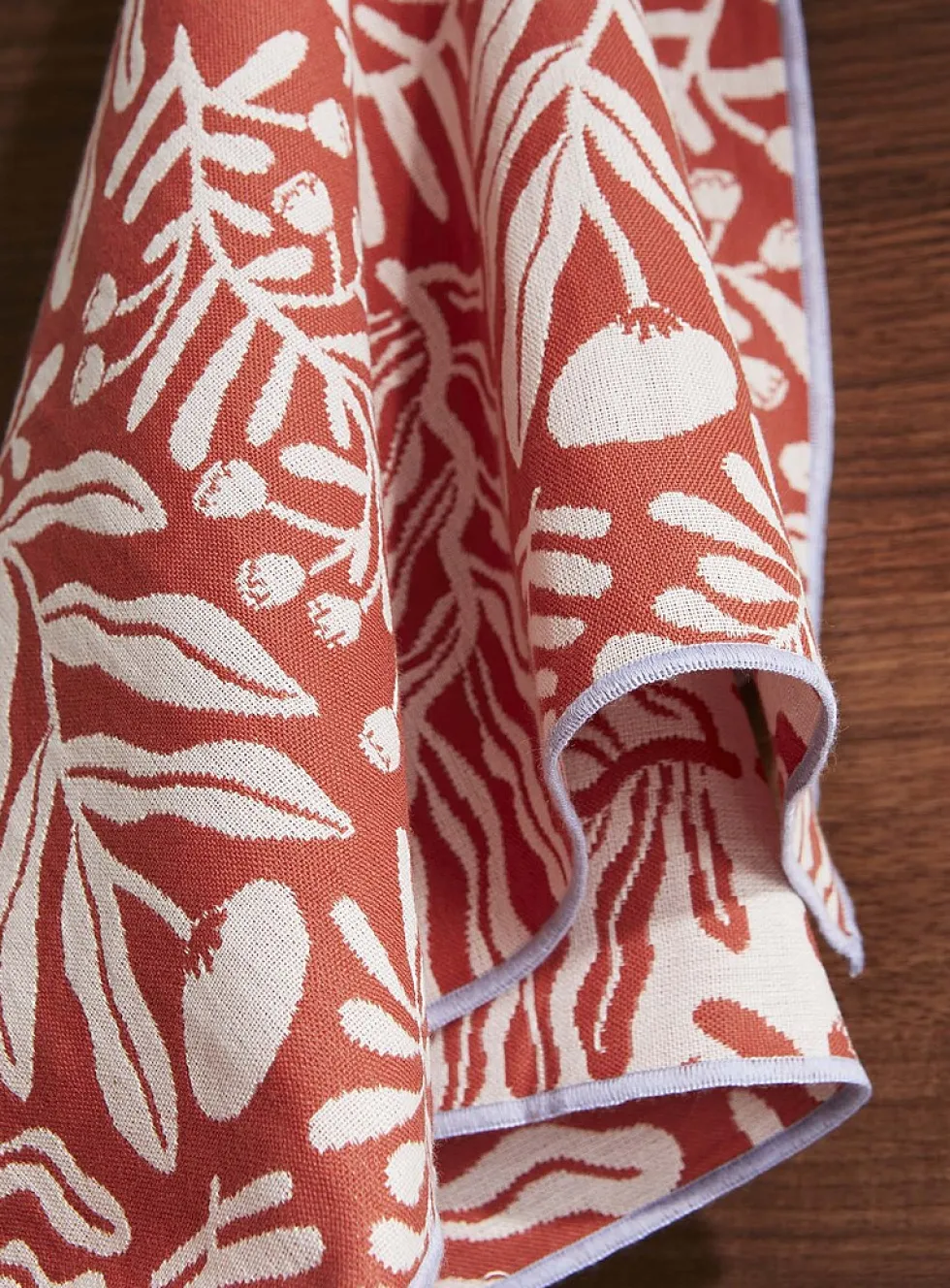 Retro nature jacquard tea towel