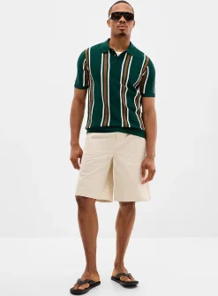 Retro stripe polo