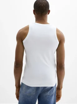 Ribbed jersey cami
