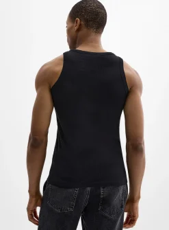 Ribbed jersey cami
