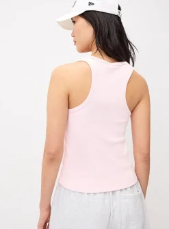 Ribbed scoop-neck cami