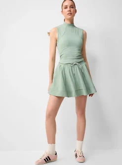 Ripstide ribbed golf skort