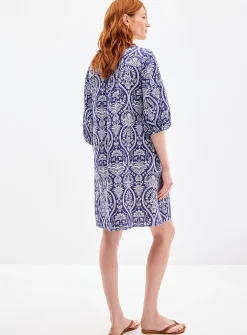 Rococo paradise pure linen dress
