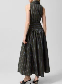 Romy Striped Poplin Dress