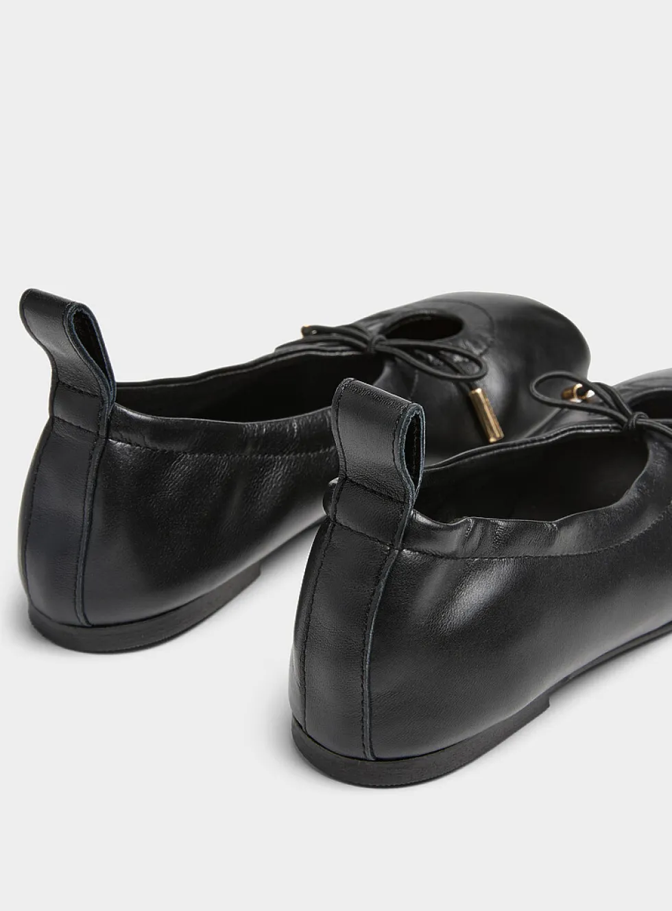 Rosalind bow leather ballet flats