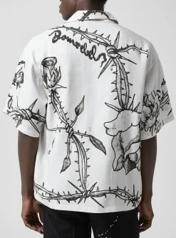 Roses and thorns cabana shirt