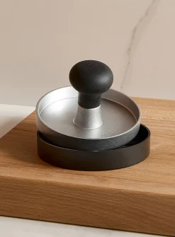 Round burger press