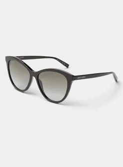 Rounded cat-eye sunglasses