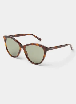 Rounded cat-eye sunglasses