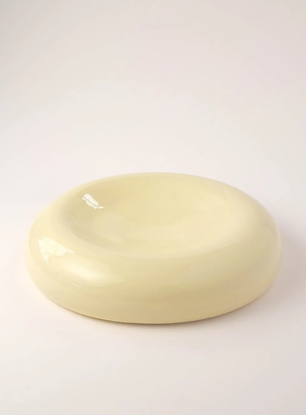 Rounded stoneware bowl