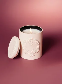 Ruby Green candle