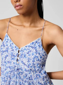 Sabba floral voile maxi dress