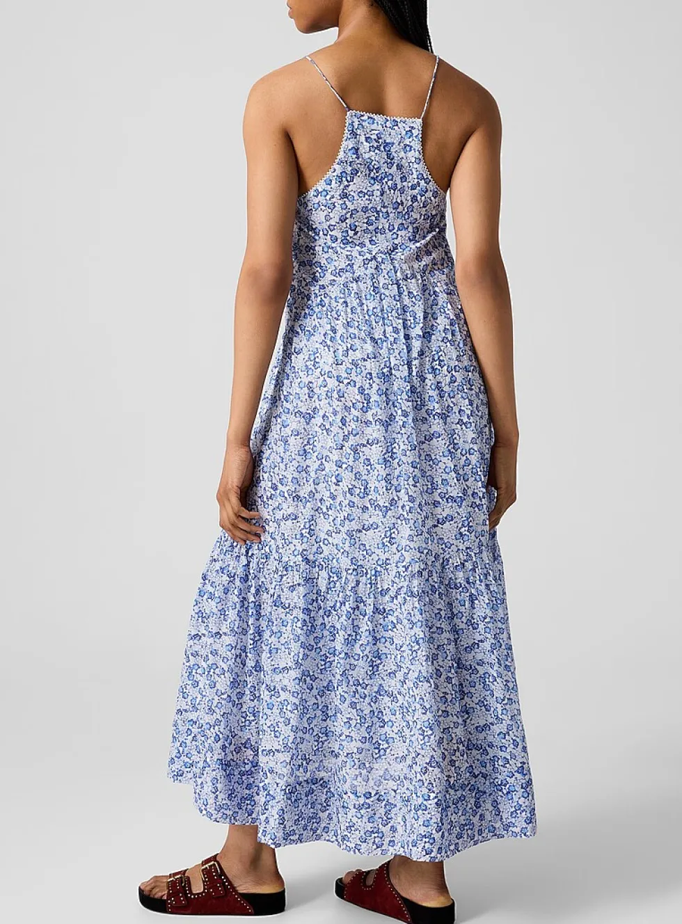 Sabba floral voile maxi dress