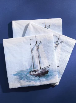 Sailboat paper napkins
