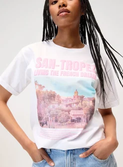 Saint-Tropez boxy-fit T-shirt