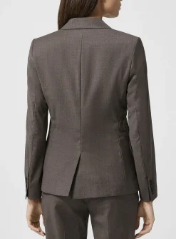 Sasha stretch cool wool fitted blazer