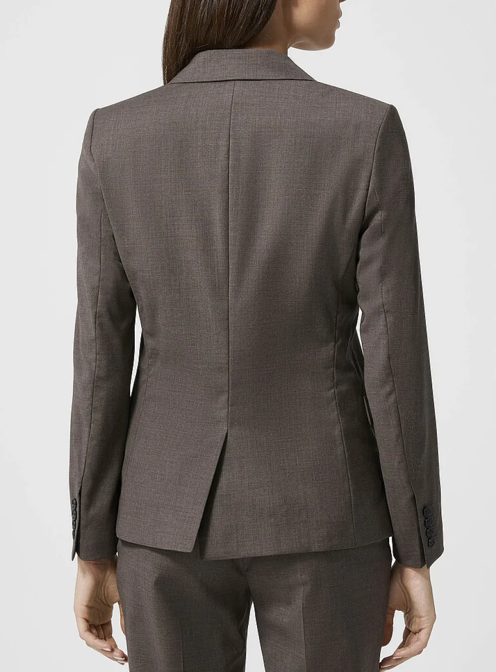 Sasha stretch cool wool fitted blazer