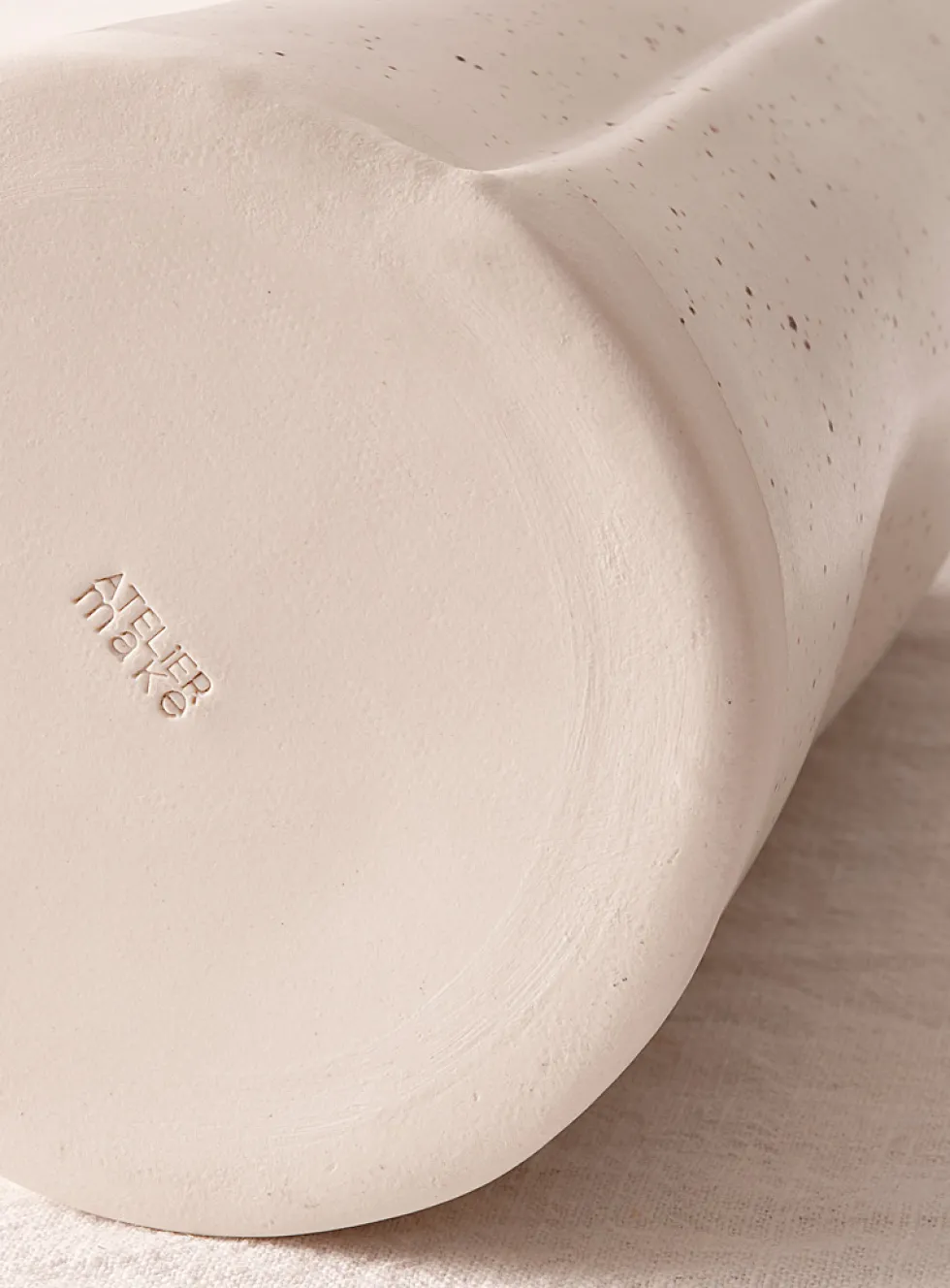 Satiny porcelain carafe