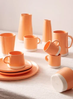 Satiny porcelain carafe