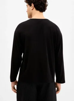 Scoop neck tee