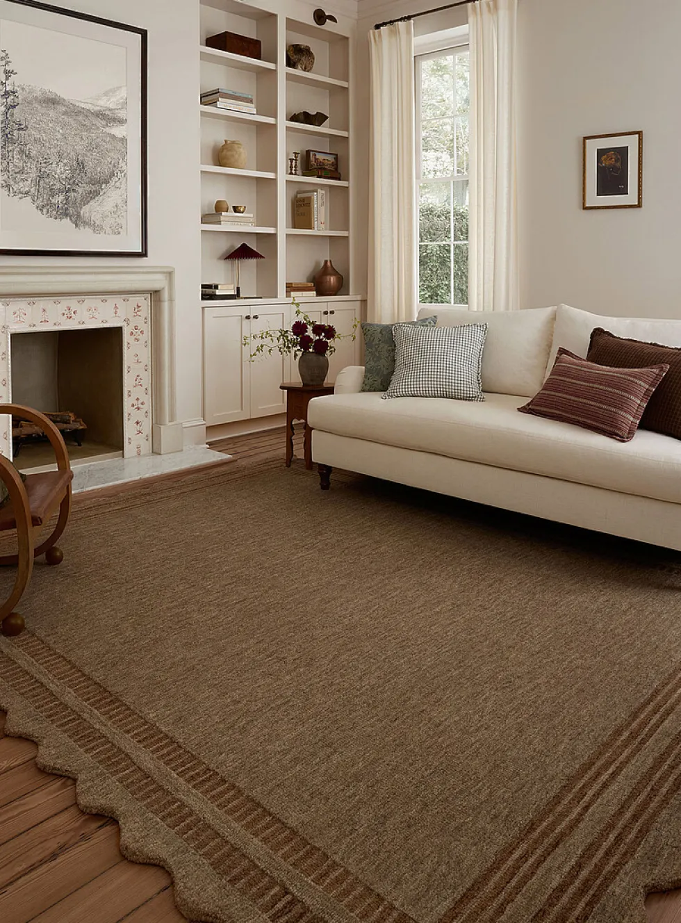 Scottie wool indoor rug