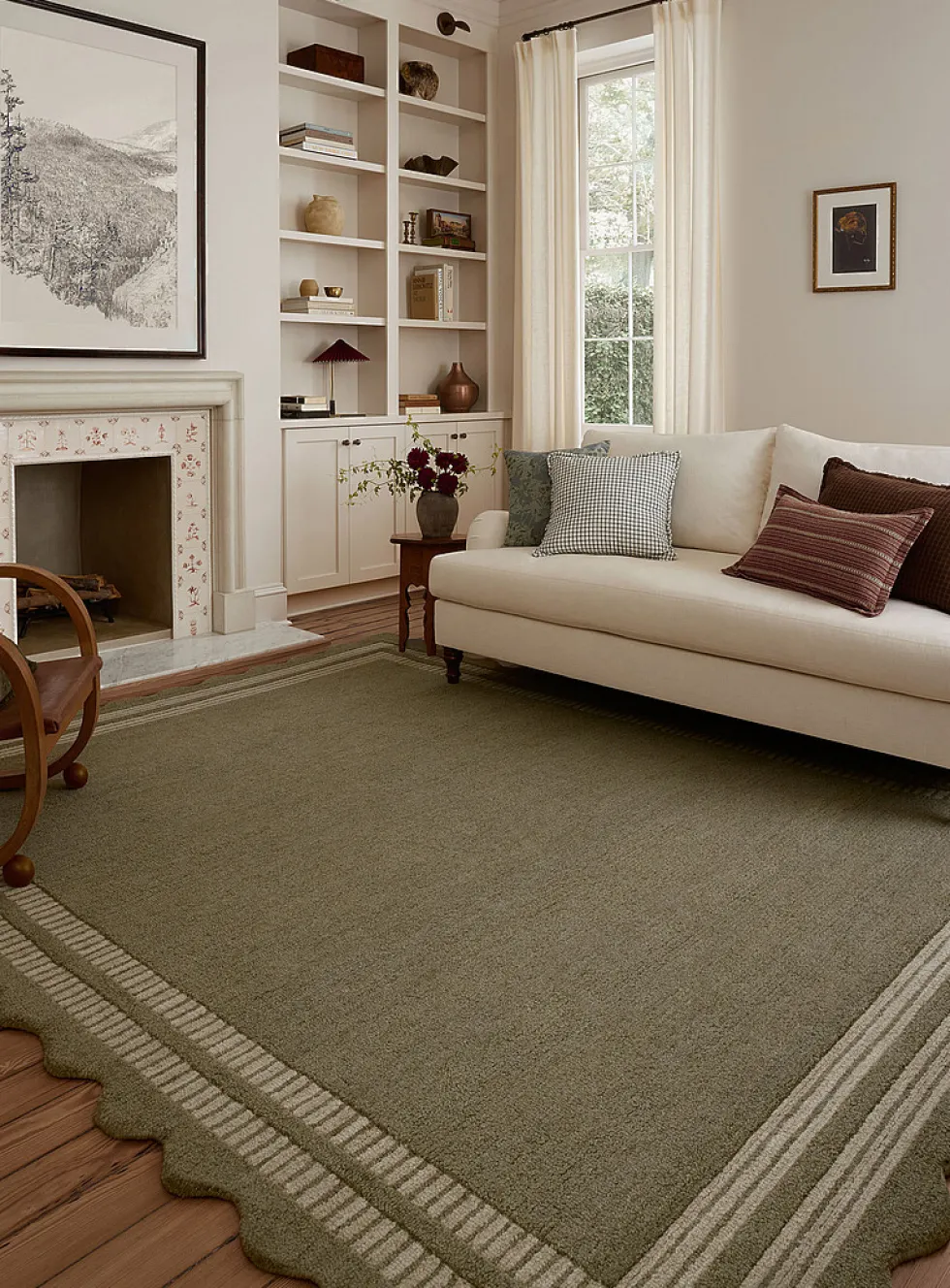 Scottie wool indoor rug