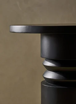 Sculptural base side table