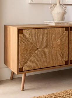 Seagrass doors TV unit