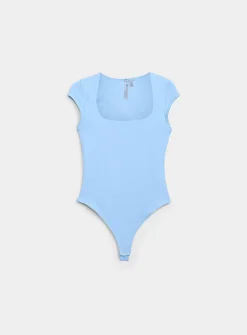 Second skin square neckline bodysuit