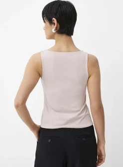 Second-skin wide straps cami