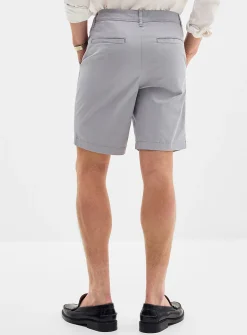Semi-plain chino Bermudas