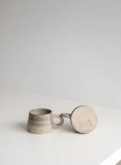 Set of two small ceramic cups