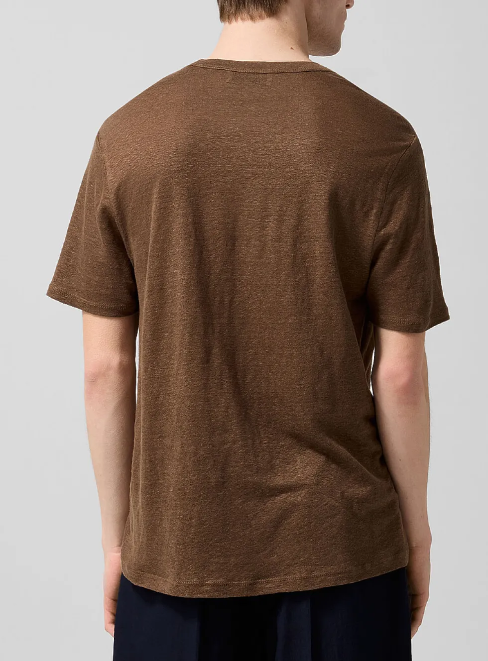Sheer pure linen T-shirt