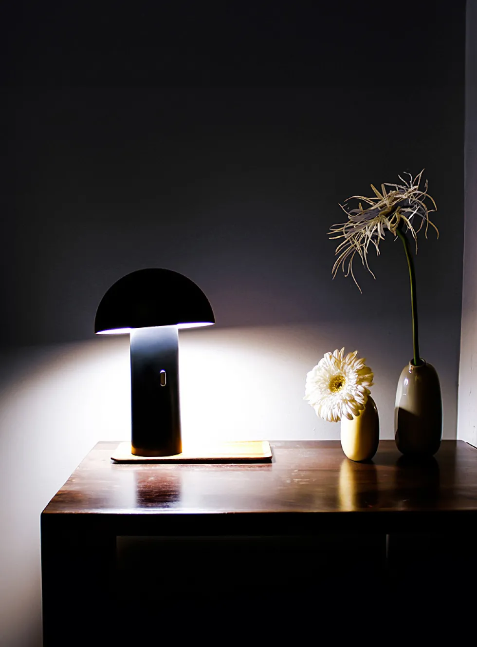 Shitake portable table lamp